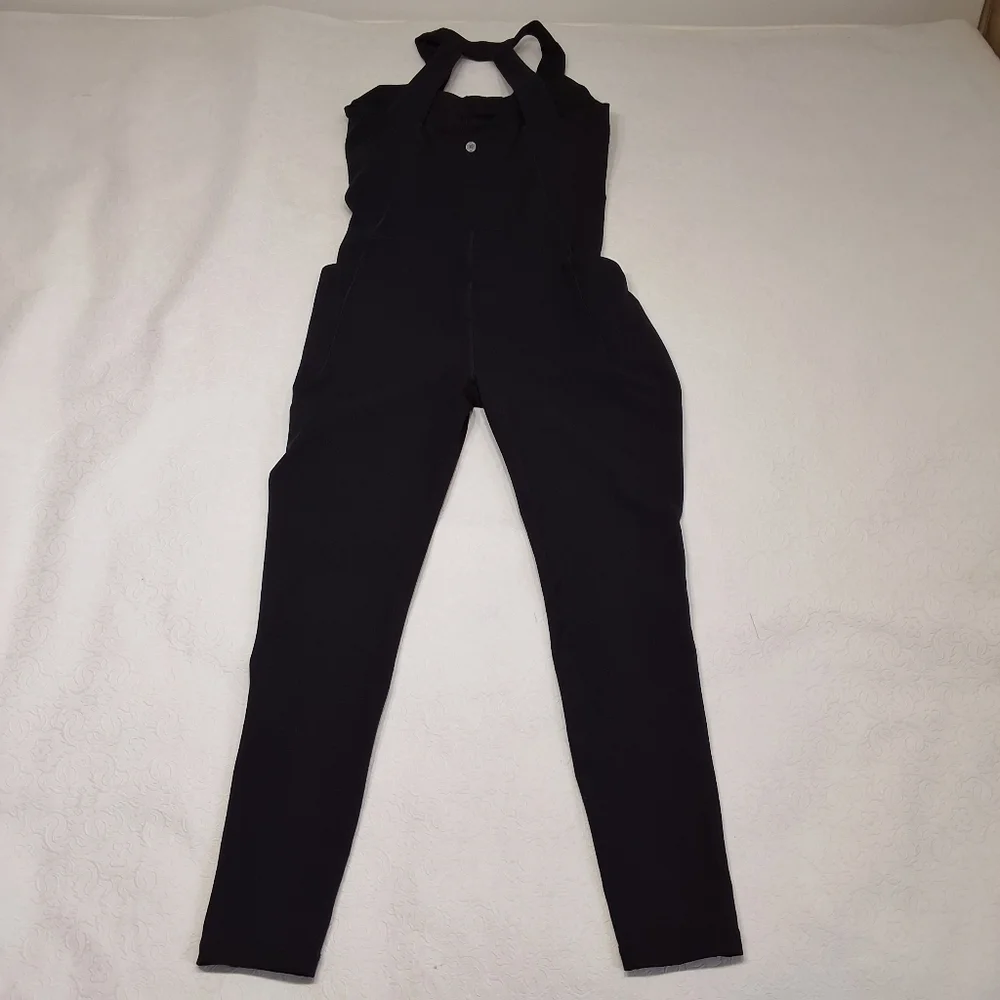 armony balance Black halter Jumpsuit Size M - Picture 4 of 13
